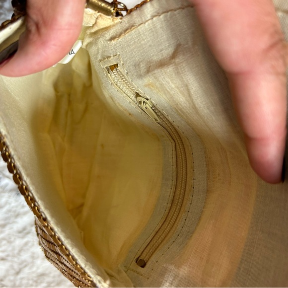 Small gold link cross body bag - Picture 5 of 5